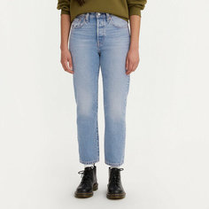 Джинсы классические Levis Women 501 Crop Jeans, размер 29/30, голубой Levis®
