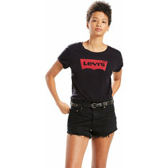 Футболка Levis Women The Perfect Tee, размер XS, черный Levis®