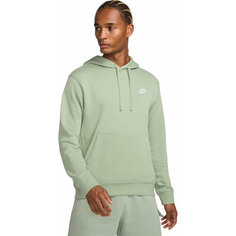 Худи спортивное NIKE Sportswear Club Mens Pullover Hoodie, размер 3XL, , зелёный