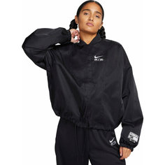 Бомбер NIKE Air Oversized Woven Bomber Jacket, размер M, черный