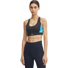 Топ Reebok Lux Colourblock Bra W, размер XL INT, черный