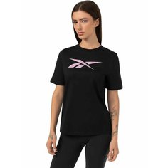 Футболка Reebok MS Graphic Tee W, размер XS INT, черный