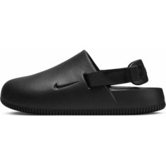 Сабо NIKE Calm Mules, размер 10 US, черный
