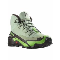 Кроссовки Salomon CROSS HIKE MID GTX 2, полнота F, размер 10, зелeный
