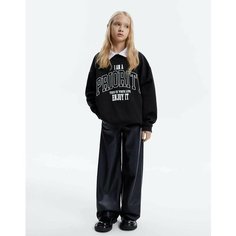 Брюки Gloria Jeans, размер 11-12л/152 (36), черный