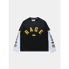 Лонгслив Daze x CO-OP Garage Rage, размер XXL, , black/white