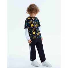 Брюки Gloria Jeans, размер 4-6л/110-116, черный