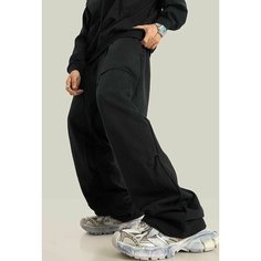 Брюки спортивные OFF STREET, размер L, черный/черный