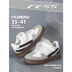 Кеды FESS Школа 2024, размер 40, белый