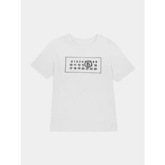 Футболка MM6 Numeric, размер S, white