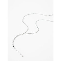 Колье FETISH, длина 80 см, серебристый
