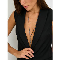 Колье FETISH, длина 80 см, графитовый