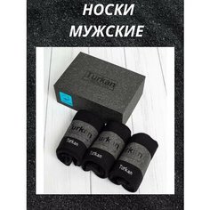 Носки , комплект, 5 пар, размер 41-46, черный une Petite Citation Long