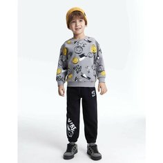 Брюки спортивные Gloria Jeans, размер 2-4г/98-104, черный
