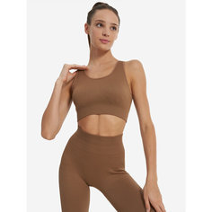 Топ спортивный MATRIX SPORT, размер 44, кофейный