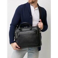 Сумка Franchesco Mariscotti многофункциональная ,стильная,удобная, фактура матовая, зернистая, рельефная, черный