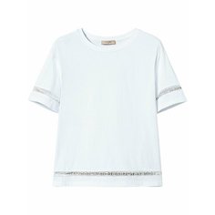 Футболка Twinset Milano, размер L, серебристый