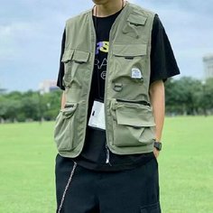 Жилет , размер L, зеленый Other