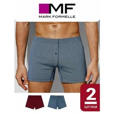 Трусы MARK FORMELLE 411152-2, комплект из 2 шт., размер 114-124, синий, красный