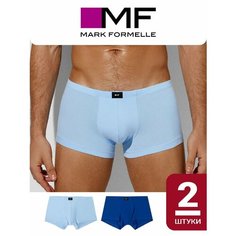 Трусы MARK FORMELLE Нижнее белье, комплект из 2 шт., размер 102-112, голубой, синий
