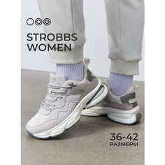 Кроссовки STROBBS, полнота 6 (RU)/ на среднюю стопу, размер 40, бежевый