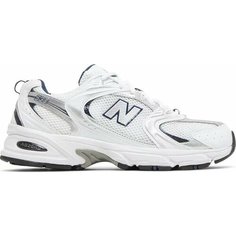 Кроссовки New Balance 530 White Silver Navy, полнота D, размер 39.5EU, белый