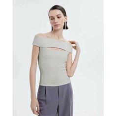 Топ Gloria Jeans, размер XXS (36-38), молочный