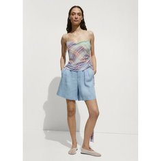 Шорты MANGO BEGUR, размер 40 EU, голубой