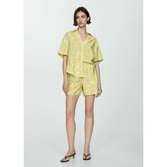 Рубашка MANGO CLAVEL, размер S, зеленый