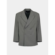 Пиджак Entire Studios Double Breasted Blazer, размер XL, серый