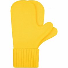 Варежки teplo для взрослых и детей, размер L/XL, желтый Тепло