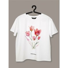 Футболка MONO MOOD, размер XXXL, белый