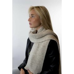 Женский шарф-палантин однотонный, шейный платок 175 см на 20 см Carolon