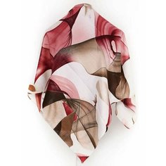 Платок Zambak для женщин, бежевый, красный