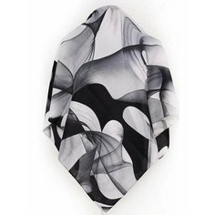 Платок Zambak для женщин, черный/белый