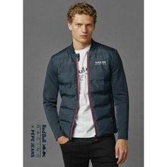 Пуховик Pepe Jeans Red Bull Racing, размер M, синий