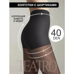 Колготки TEATRO, 40 den, размер 3, черный