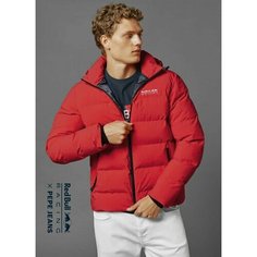 Пуховик Pepe Jeans Red Bull Racing, размер XXL, красный