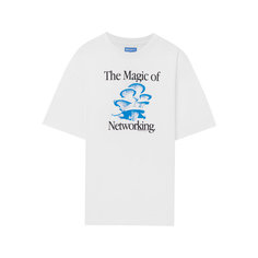 Футболка MARKET Social Network, 1 шт., размер M, белый