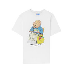 Футболка MARKET Making the Grade Bear, 1 шт., размер XL, белый