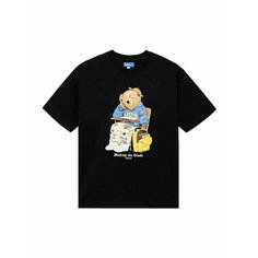 Футболка MARKET Making the Grade Bear, 1 шт., размер S, черный