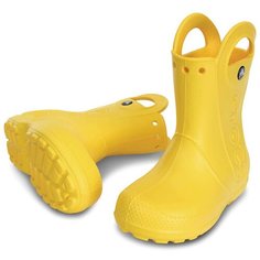 Сапоги Crocs Handle It Rain Boot, размер J3, yellow
