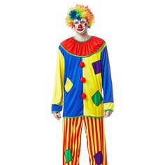 Костюм Клоуна с полосатыми штанами I Brigth Company