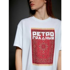 Футболка Crazy Getup СССР, размер 38, белый