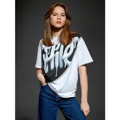 Футболка Crazy Getup, размер 42, белый