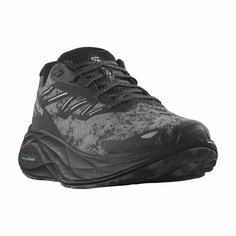 Кроссовки Salomon Aero Glide 2, полнота F (EU)/ на среднюю стопу, размер UK 8; EUR 42; USA 8,5; 26,5 см (примерно на российский 40,5*), черный, серебряный, серый