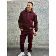 Костюм спортивный , размер 48, бордовый Santiago