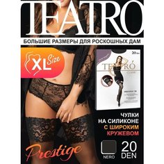 Чулки TEATRO, 20 den, размер 5, черный