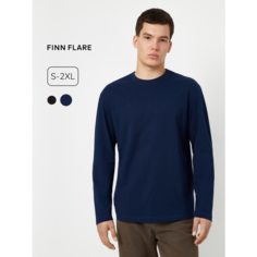 Лонгслив FINN FLARE, размер M(176-100-90), , темно-синий