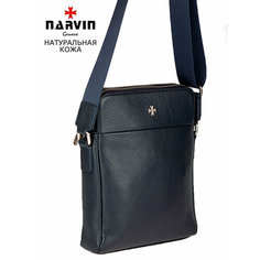 Сумка планшет NARVIN, фактура зернистая, синий
